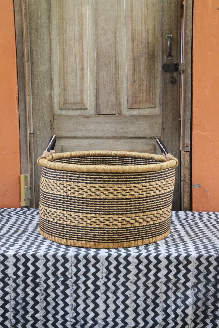 The Baba Tree | Medium Woven Tub | Decorative Storage Basket - The Baba Tree Basket Company