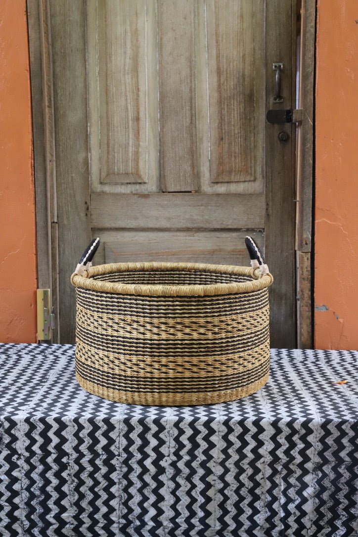 The Baba Tree | Medium Woven Tub | Decorative Storage Basket - The Baba Tree Basket Company