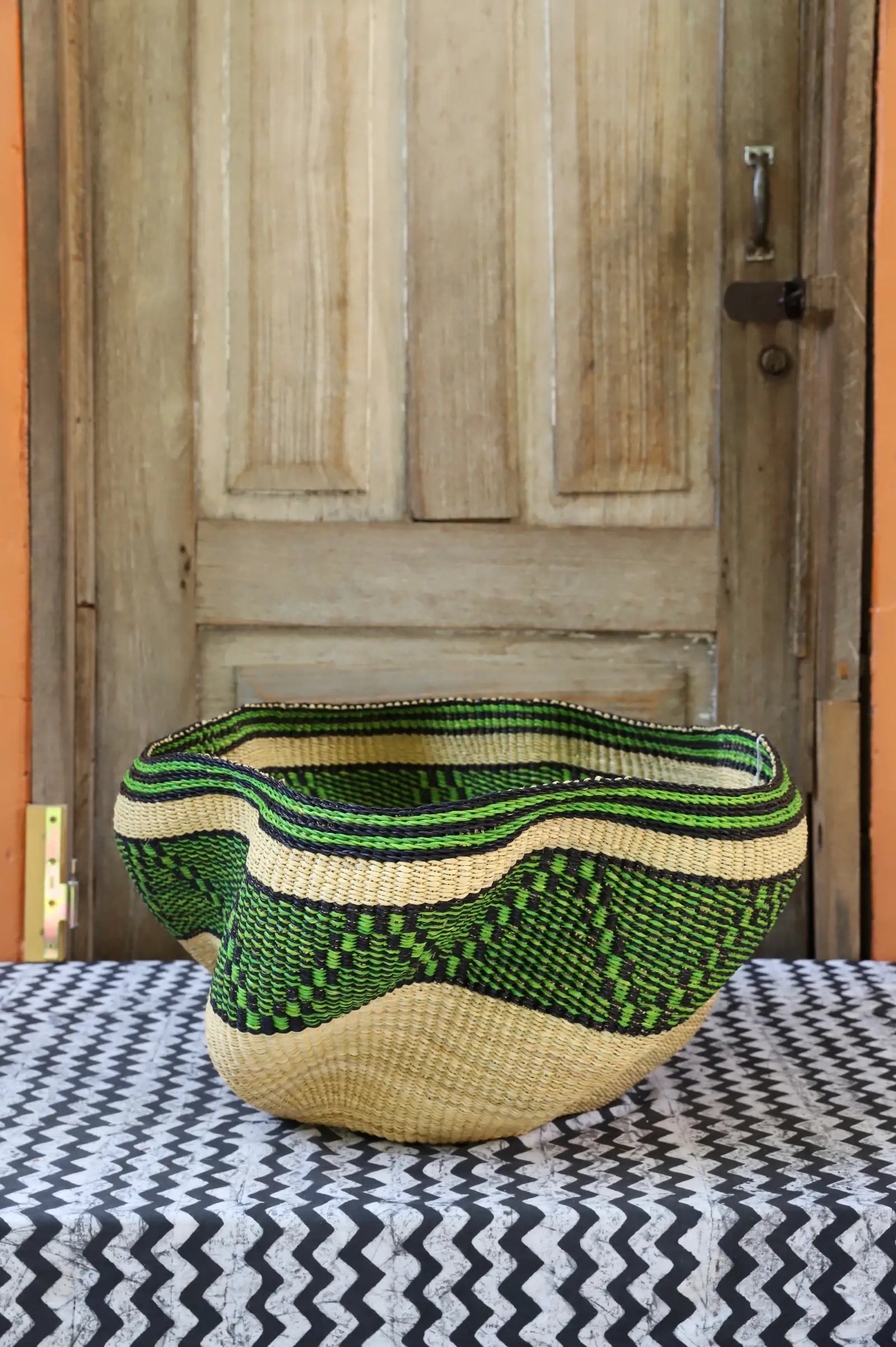 Pakurigo Wave Home  Décor Basket (Large) by Avoore Alagbona