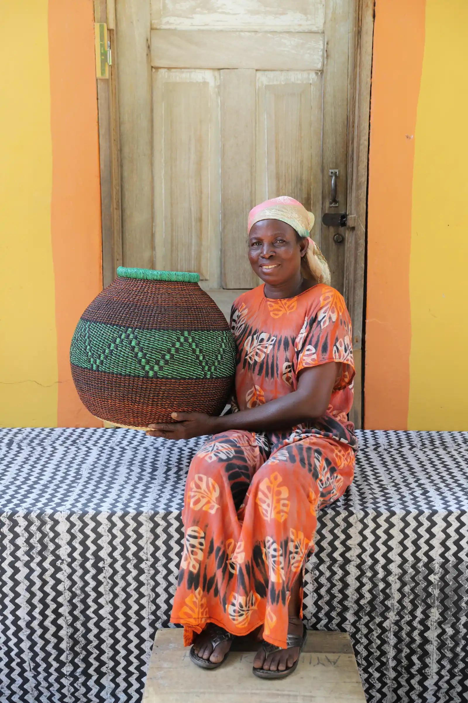Kenkia  Art  Basket by Alahare Akolgoyine