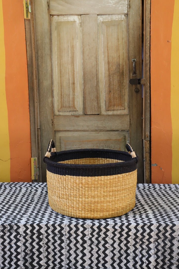 The Baba Tree | Medium Woven Tub | Decorative Storage Basket - The Baba Tree Basket Company