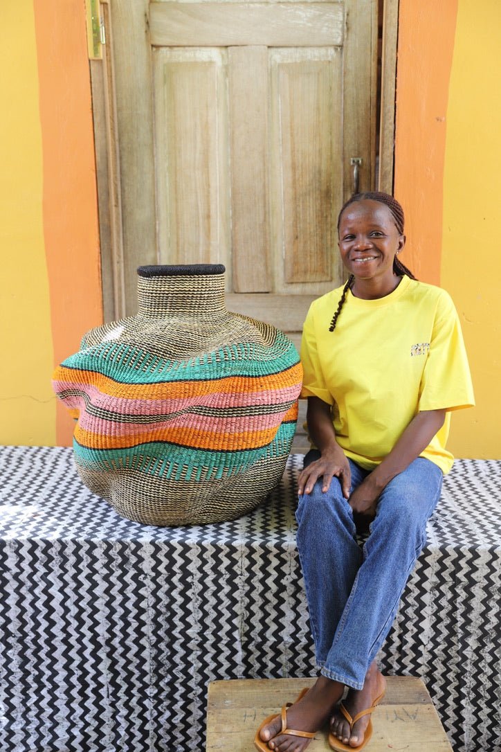 De - engo Art Basket (medium) - The Baba Tree Basket Company