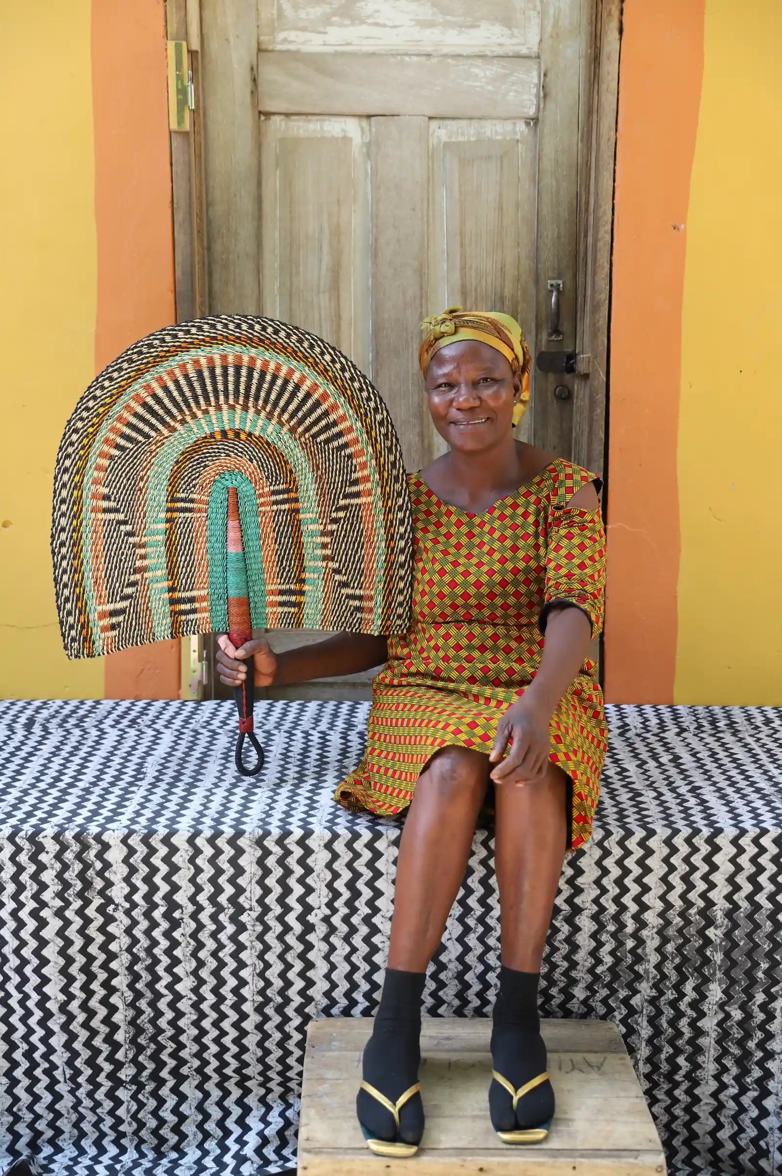 Naba Penga Wall Dècor Fan by Ayine Awuni