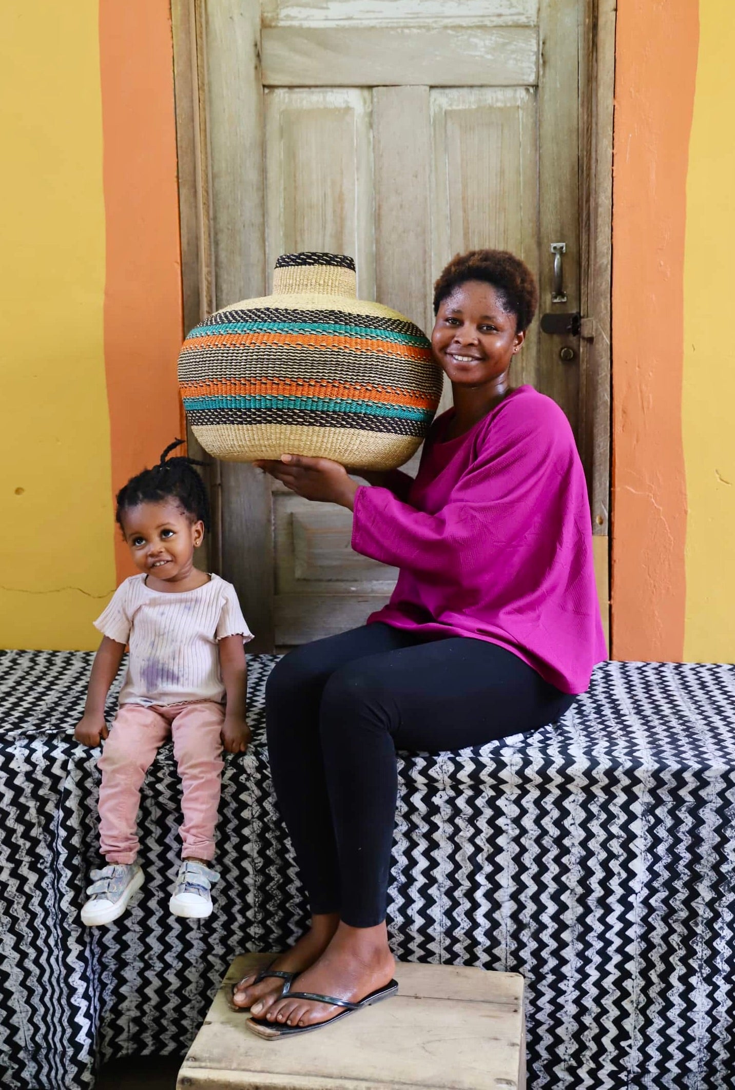 Nosere-yure Art Basket by Faustina Abeene