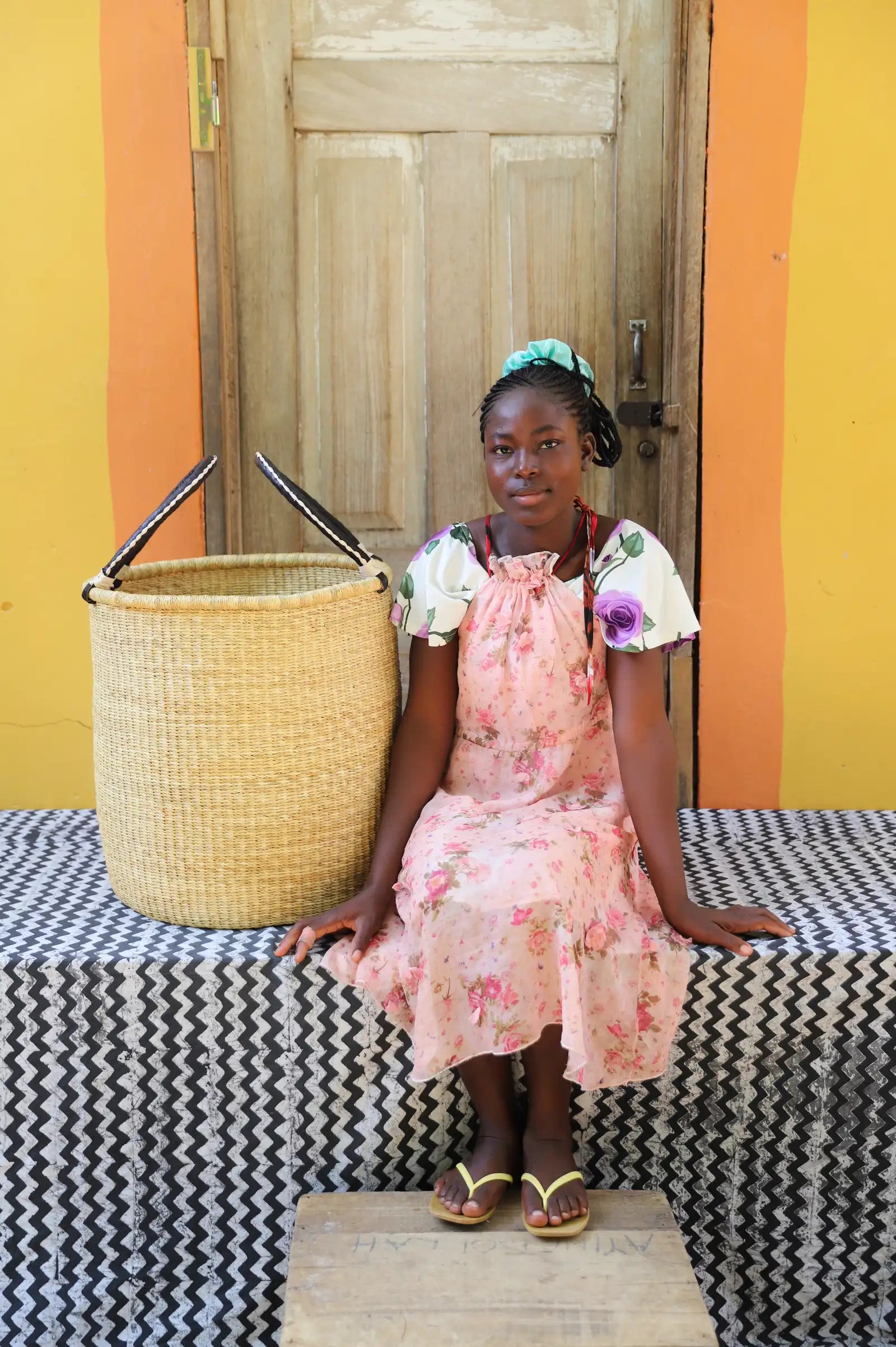 Open Laundry Basket (Medium) by Adolinaba Sarah