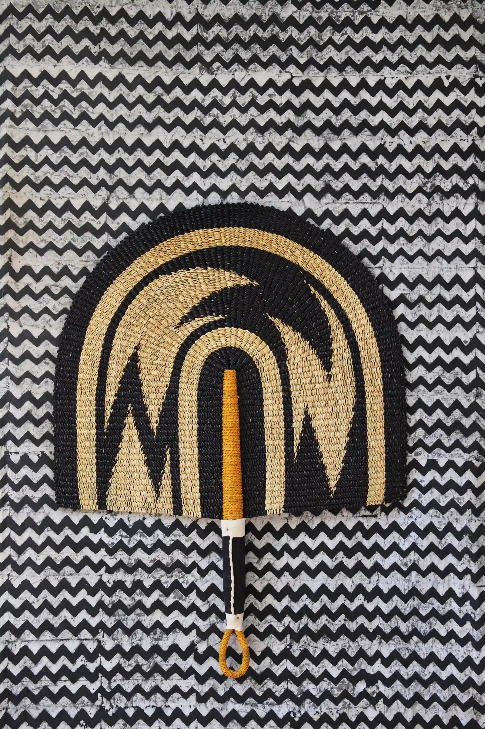 Naba Penga Wall Dècor Fan by Kwesi Apana