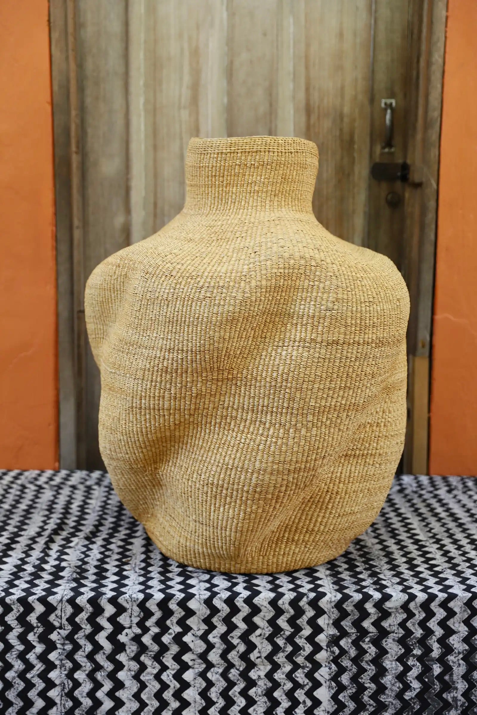 The Slow Wave Vase Art Basket (Medium) by Jennifer Akolgo