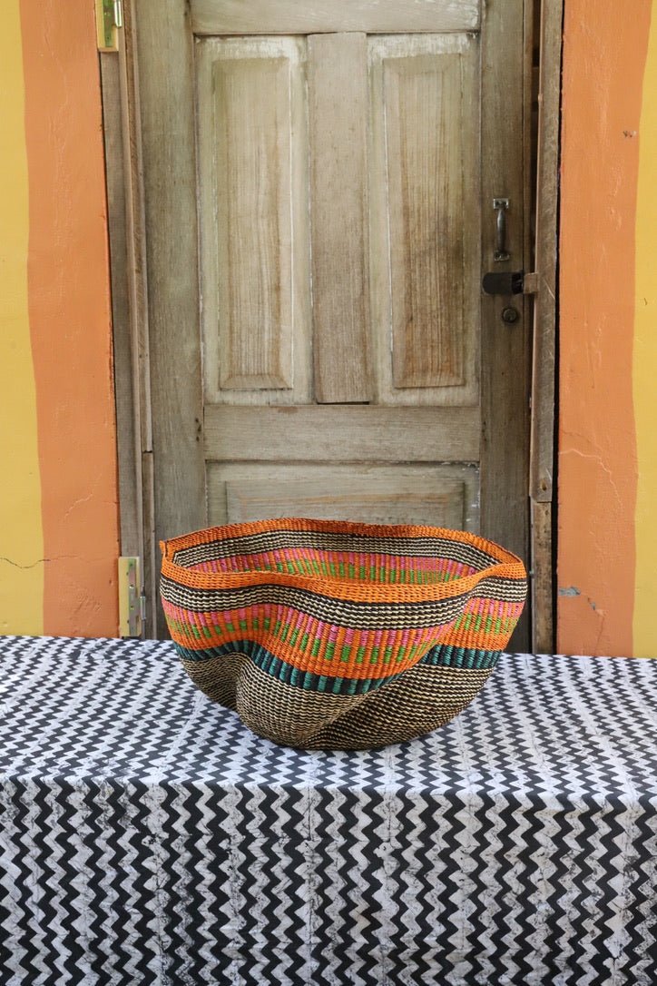 Pakurigo Wave Décor Basket (Large) - The Baba Tree Basket Company