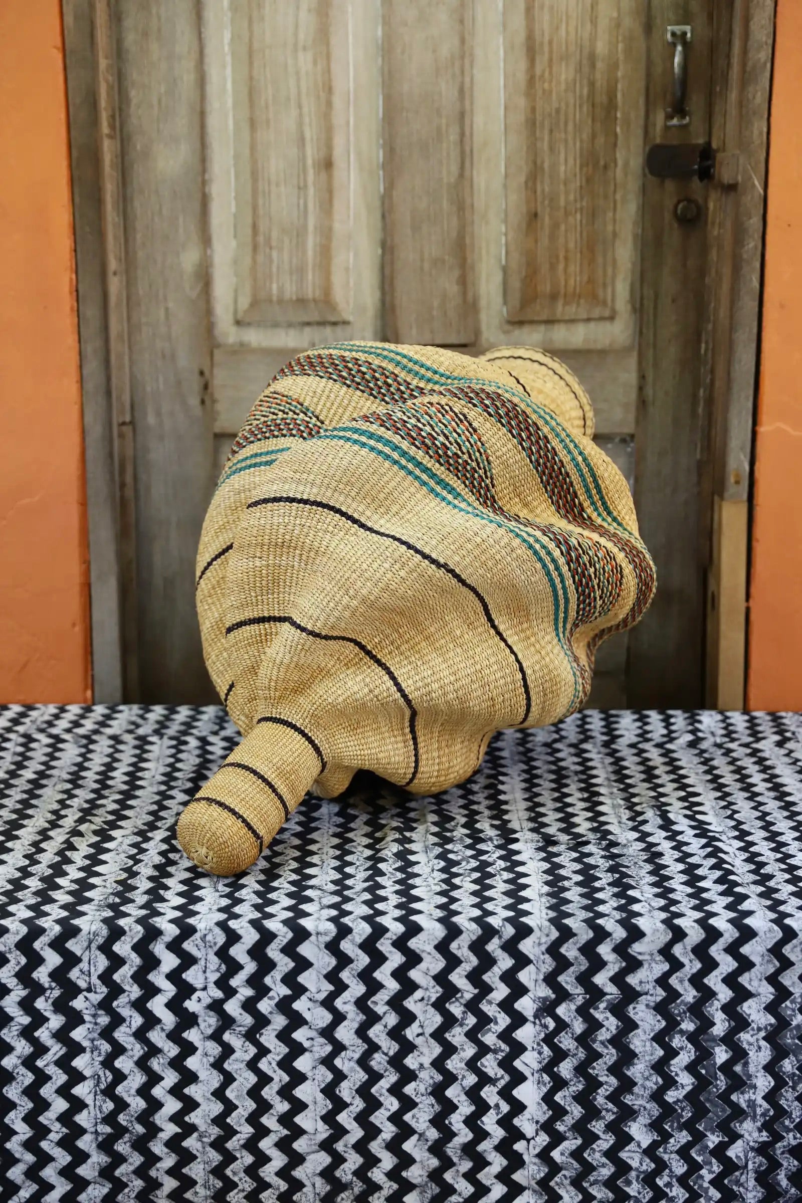 Conch (Katayeli Tia ) Art Basket (Medium) by Paul Apasinore