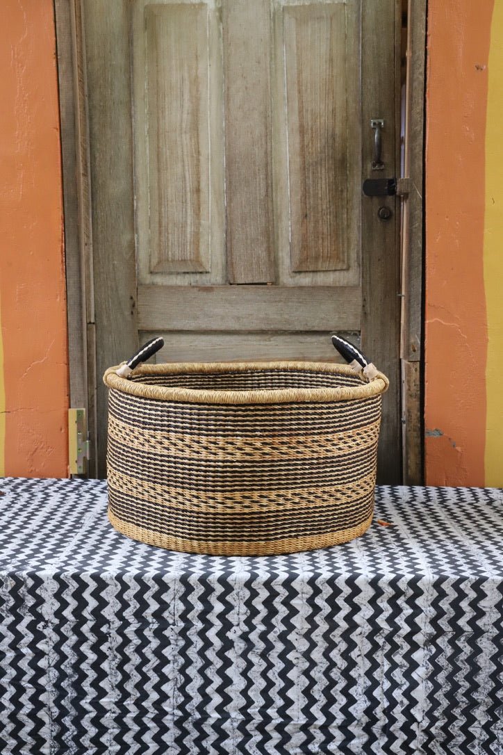 The Baba Tree | Large Woven Tub | Decorative Storage Basket - The Baba Tree Basket Company