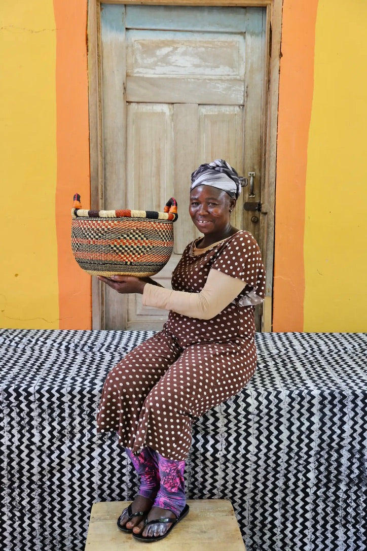 Gbenka Storage Basket (Medium) by Akelba Nyaaba