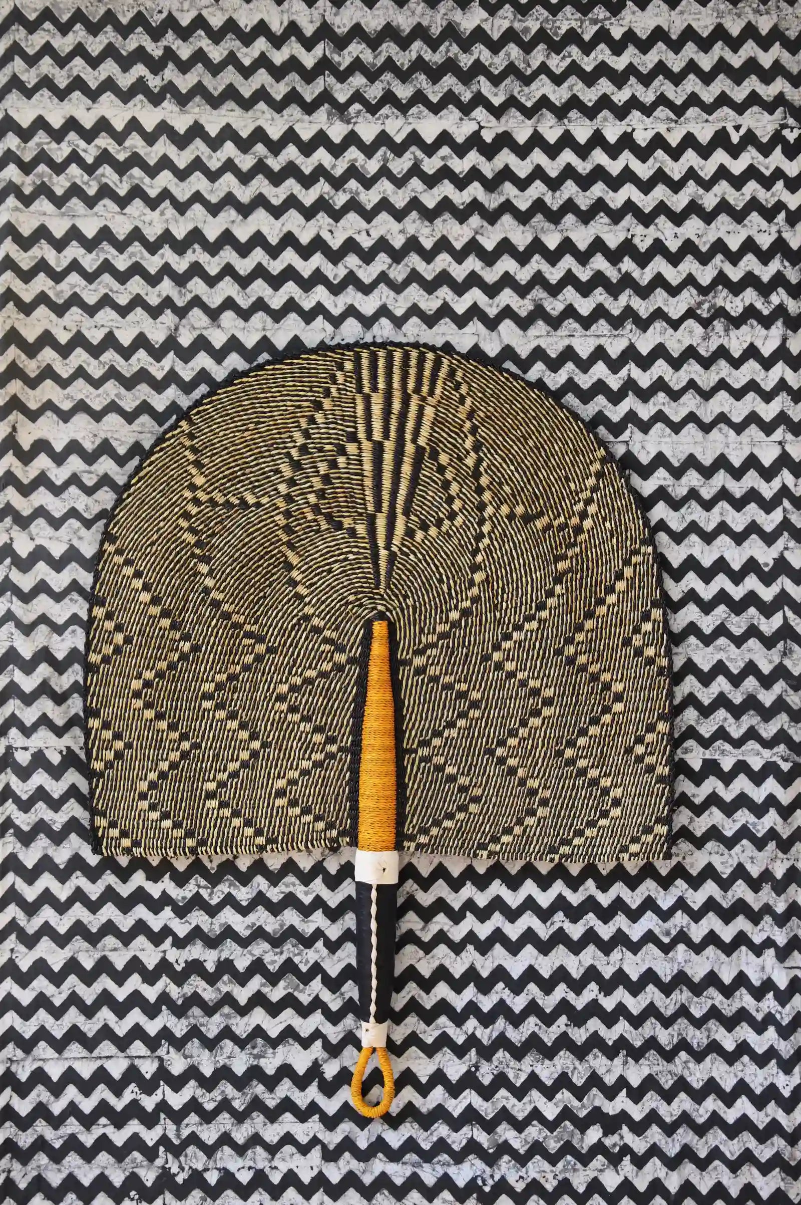 Naba Penga Wall Dècor Fan by Ndene Ayamga