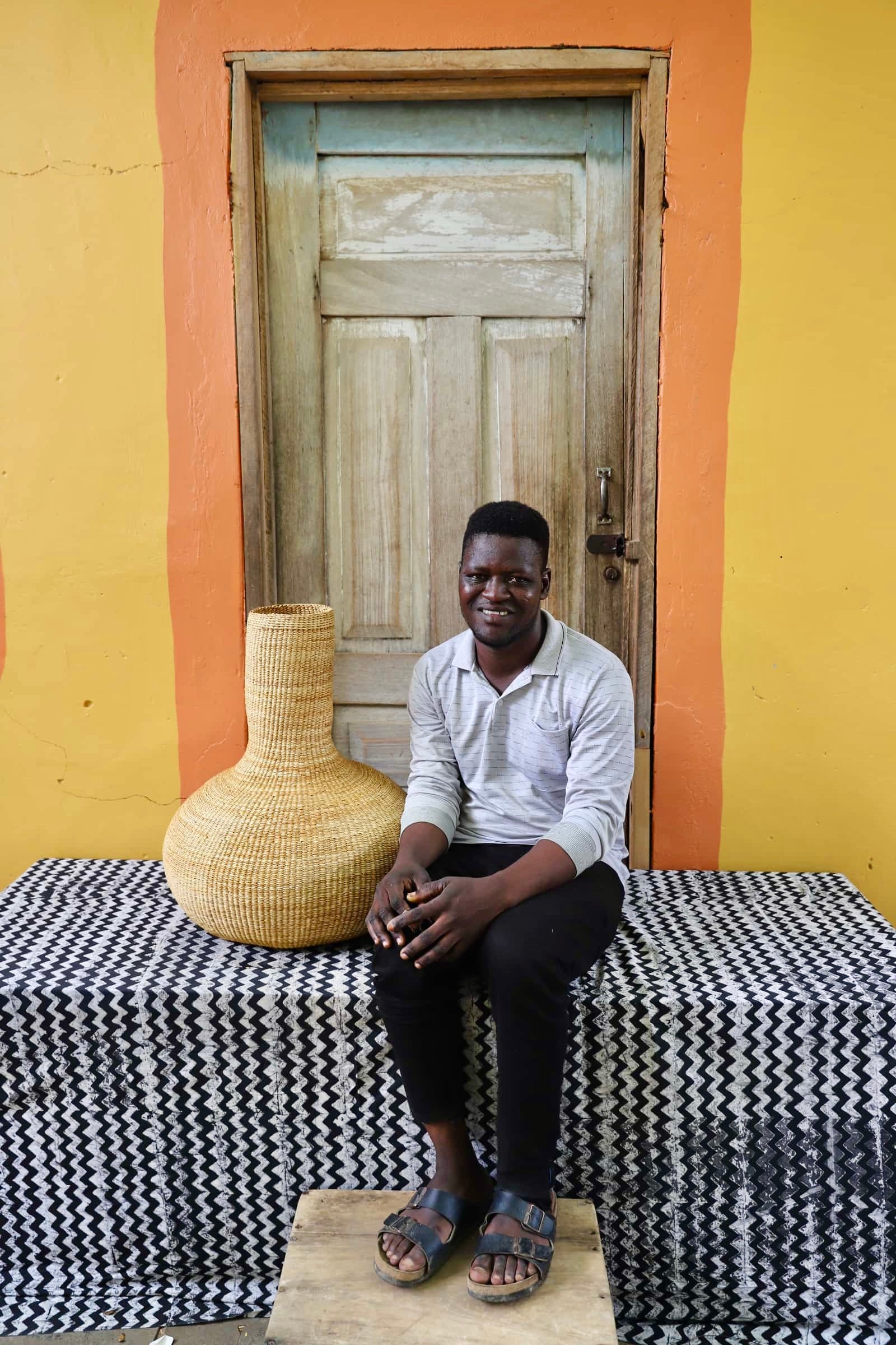 Sinyaka  Art Basket  by Atiah Asoba