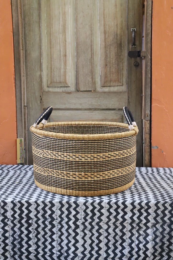 The Baba Tree | Medium Woven Tub | Decorative Storage Basket - The Baba Tree Basket Company