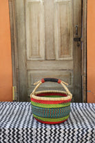 Round Shopping Basket (Small) - The Baba Tree Basket Company