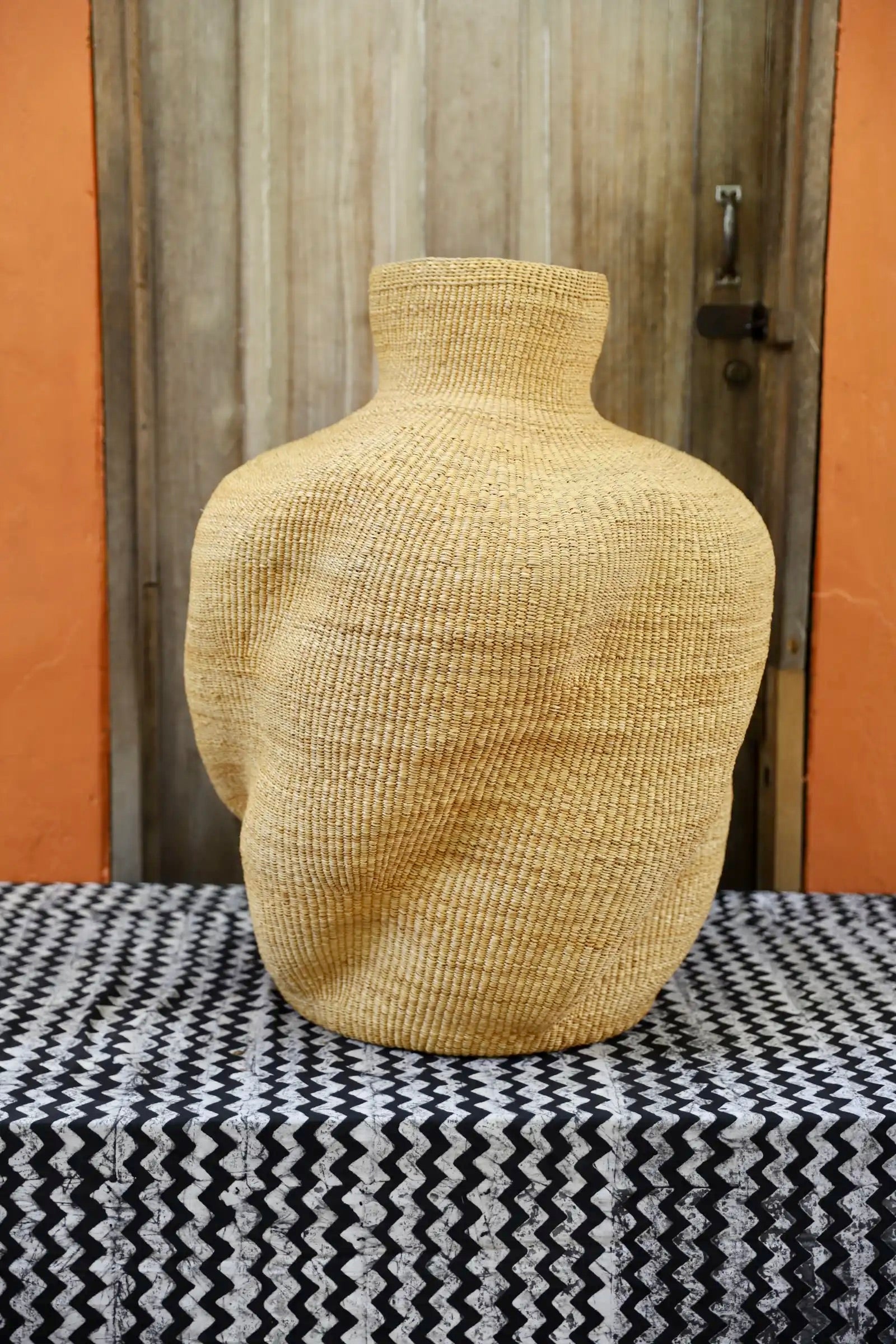 The Slow Wave Vase Art Basket (Medium) by Jennifer Akolgo