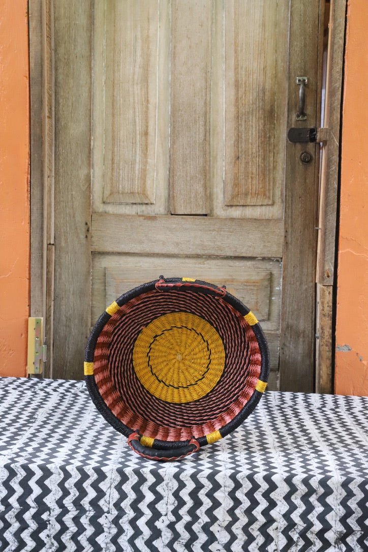 Woven Tray Wall Décor (Single Weave ) (Very Small) - The Baba Tree Basket Company