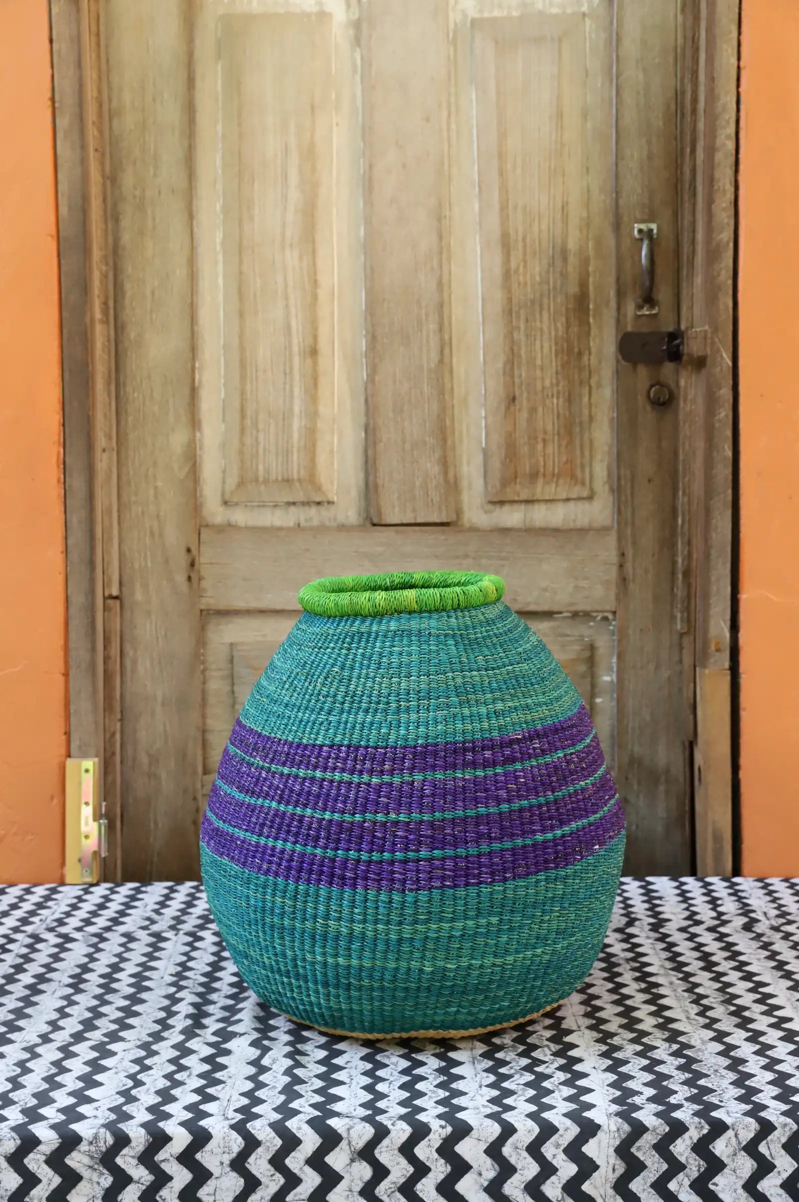 Kenkia  Art  Basket by Azupoka Nyaaba