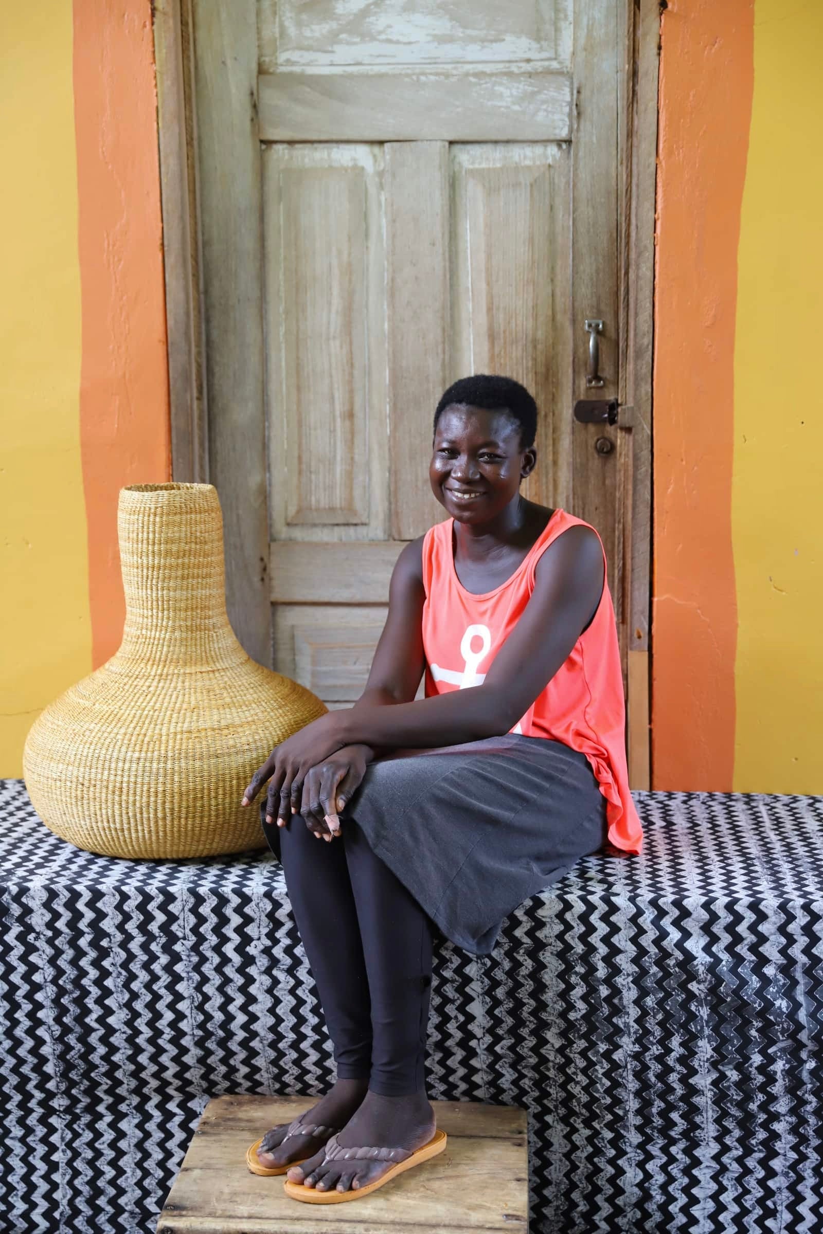 Sinyaka  Art Basket by Christiana Anaba