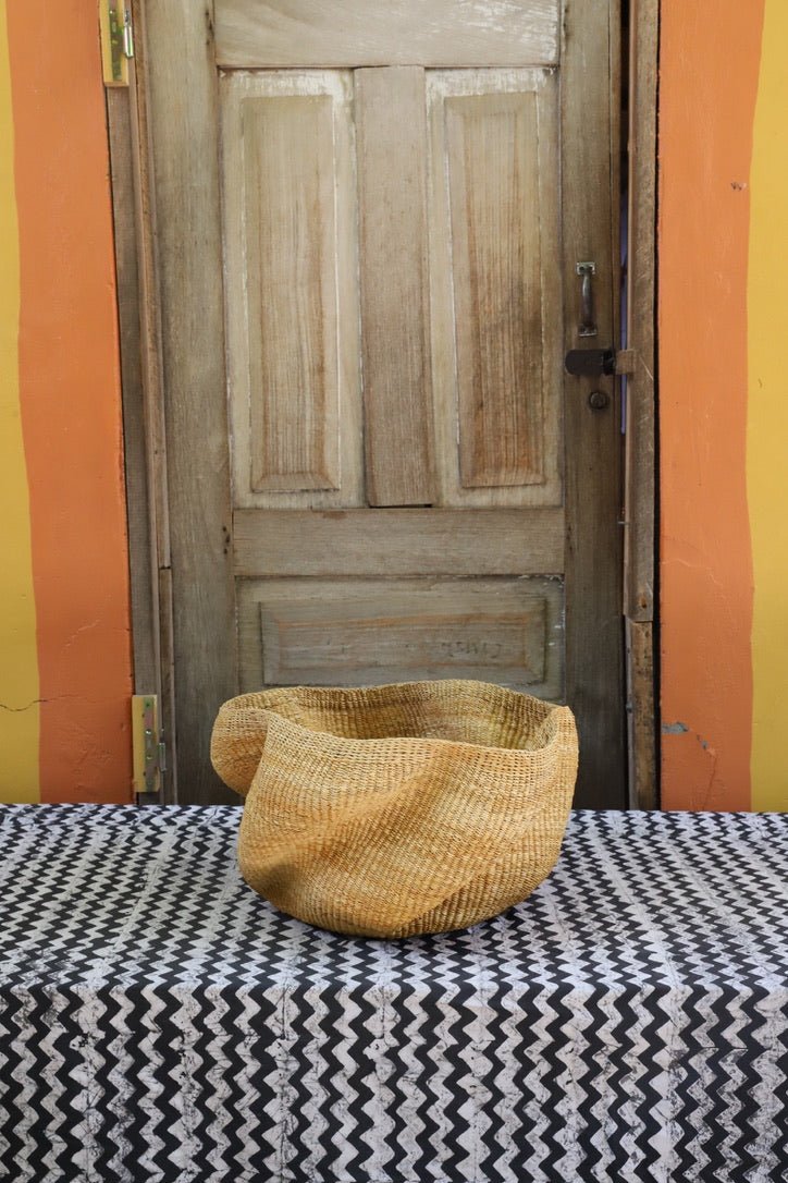 Pakurigo Wave Décor Basket (Large) - The Baba Tree Basket Company
