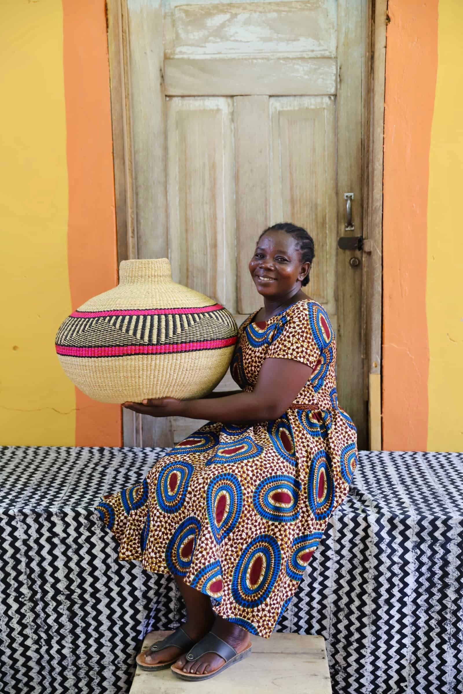 Nosere-yure Art Basket by Cynthia Ayine