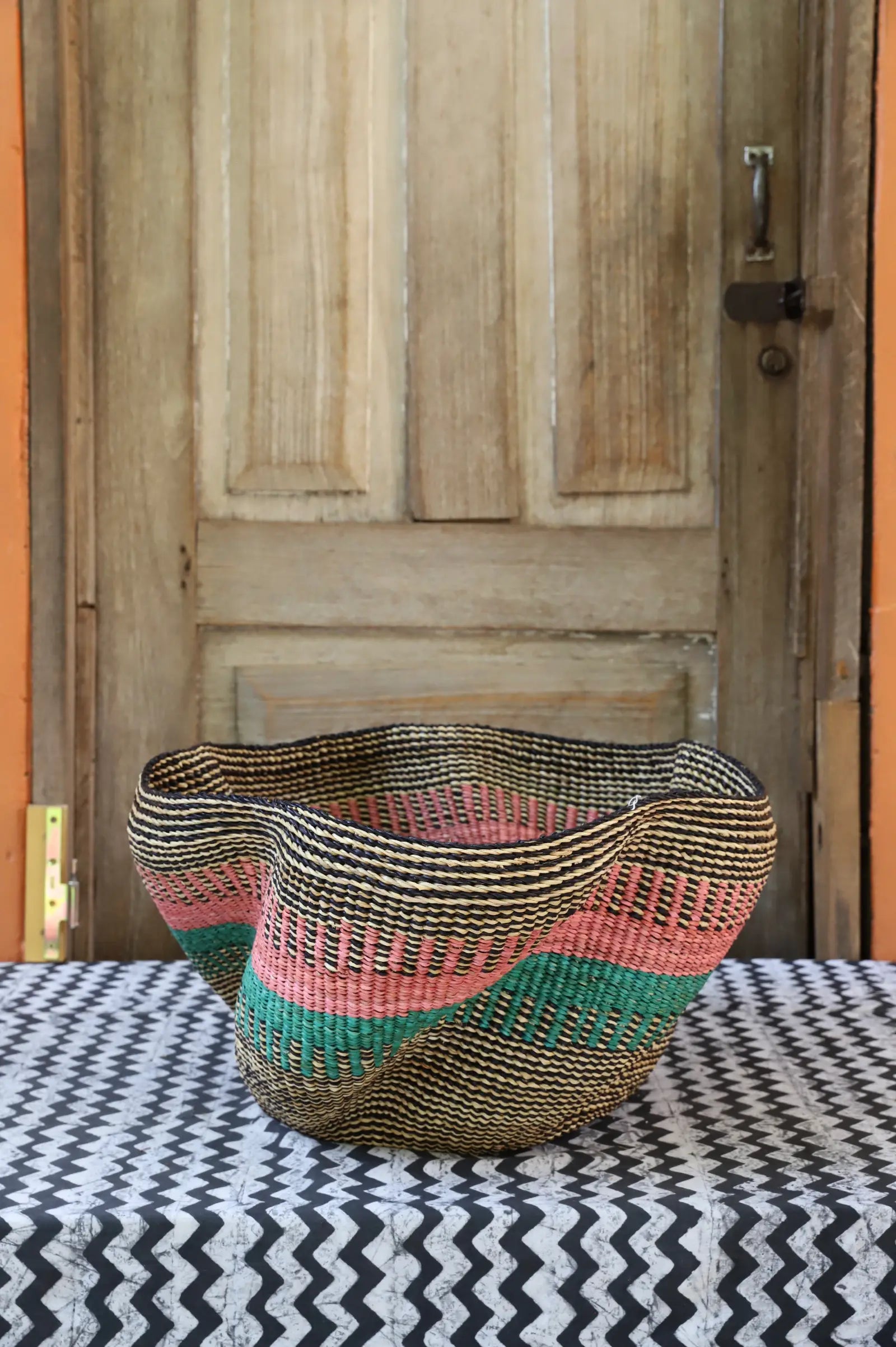 Pakurigo Wave Home  Décor Basket (Large) by Diana Asabia