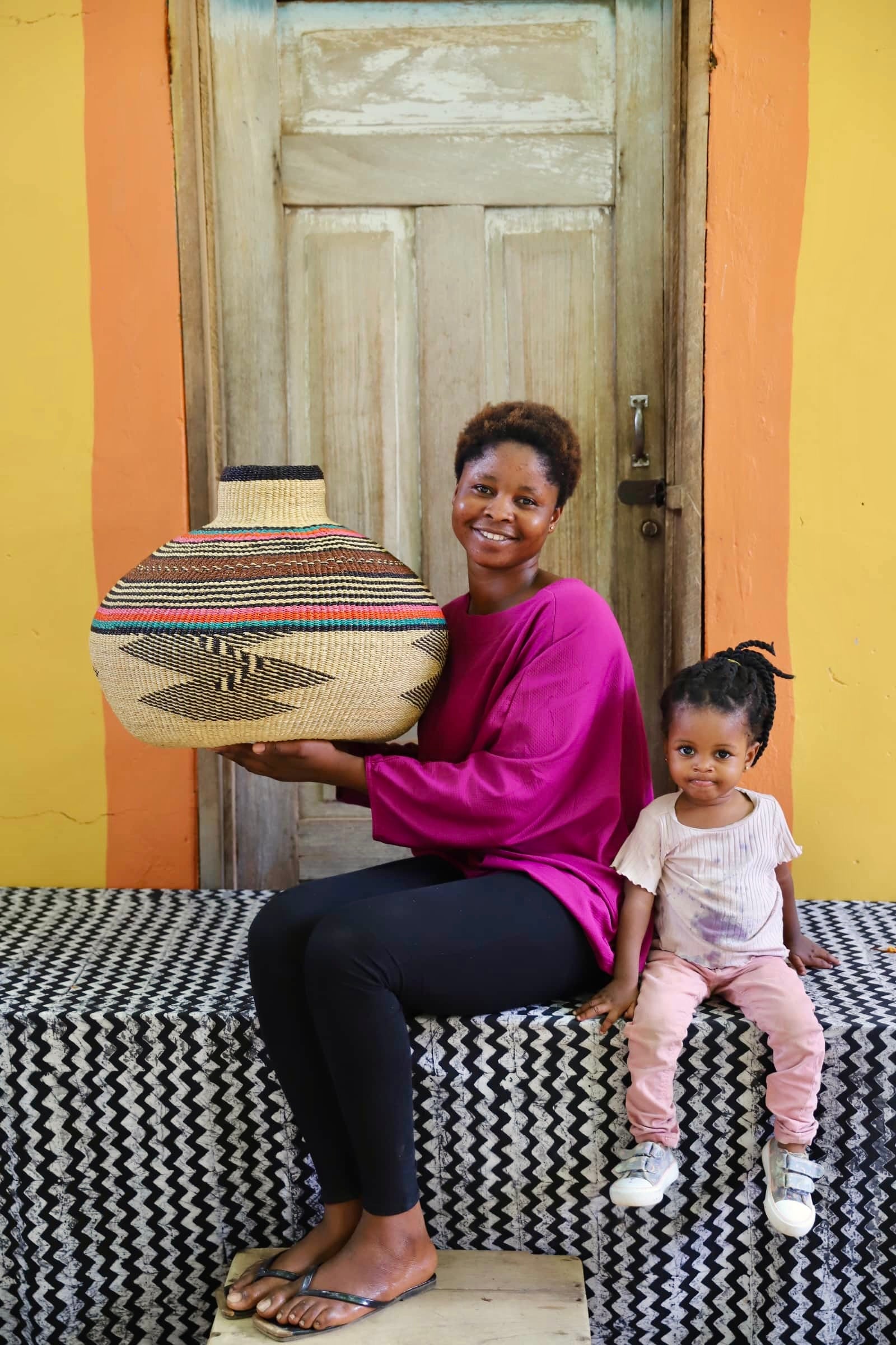 Nosere-yure Art Basket by Faustina Abeene