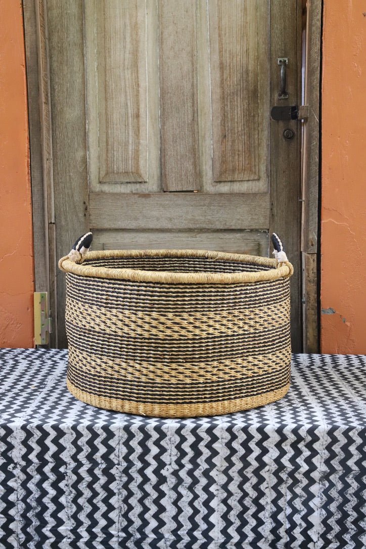 The Baba Tree | Medium Woven Tub | Decorative Storage Basket - The Baba Tree Basket Company