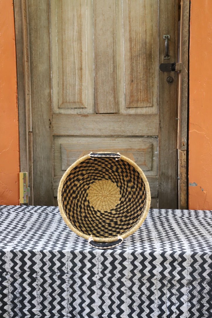 Woven Tray Wall Décor (Single Weave ) (Very Small) - The Baba Tree Basket Company