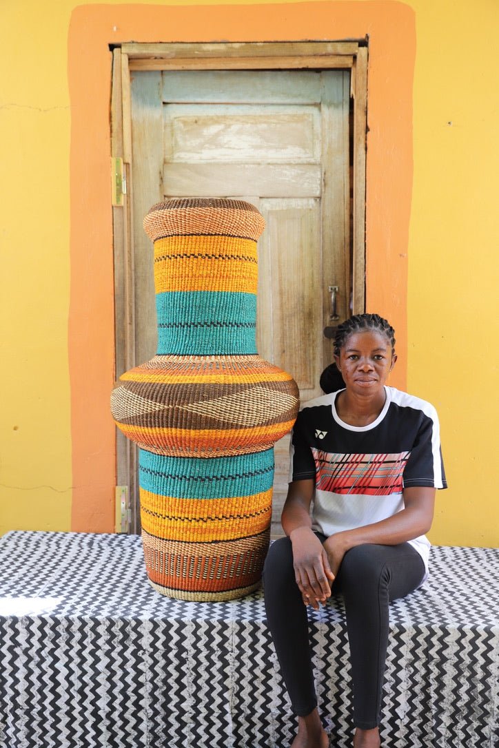 Tall Dugla Art Basket - The Baba Tree Basket Company