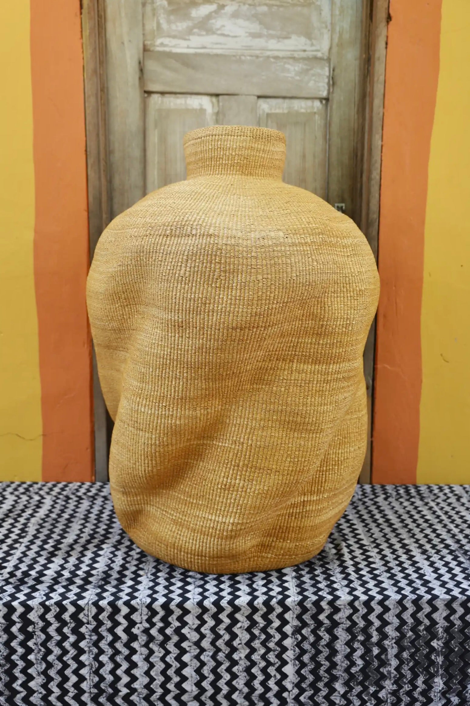 Slow Wave Vase Art Basket (Large) by Cynthia Ayine