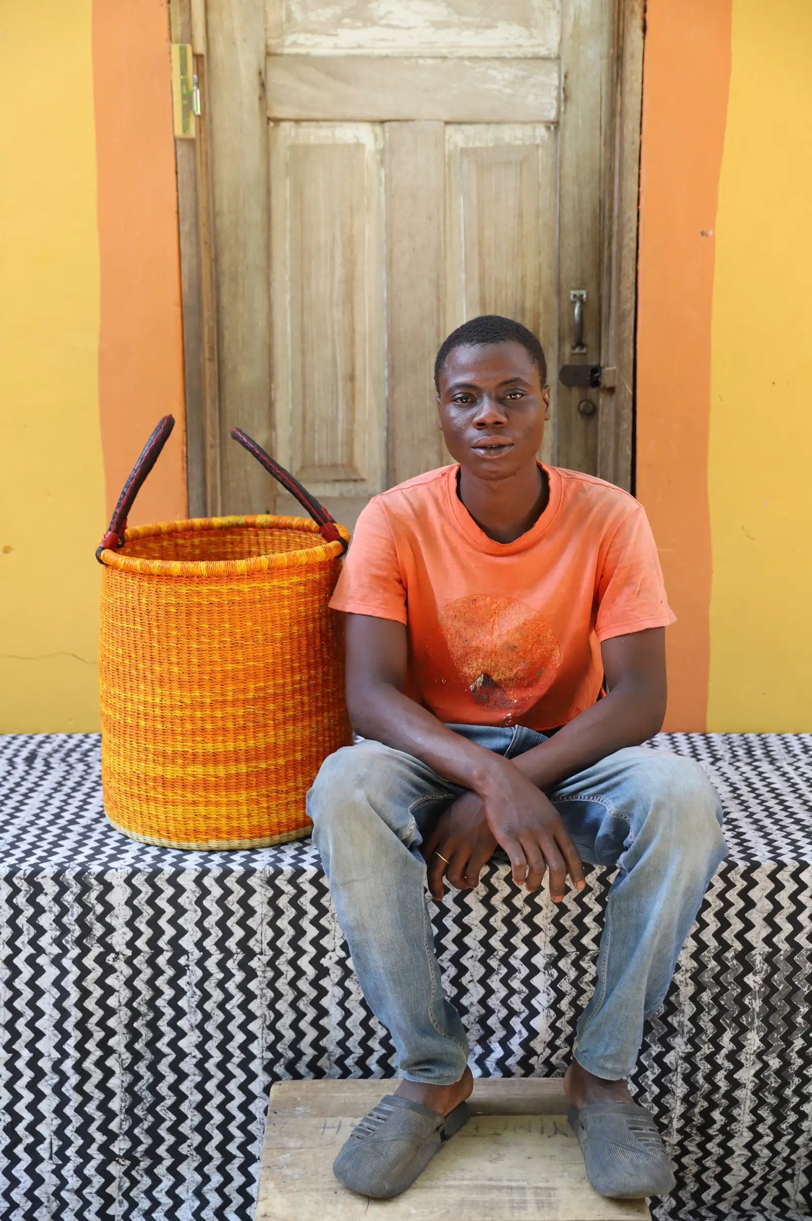 Open Laundry Basket (Small) by Stephen 