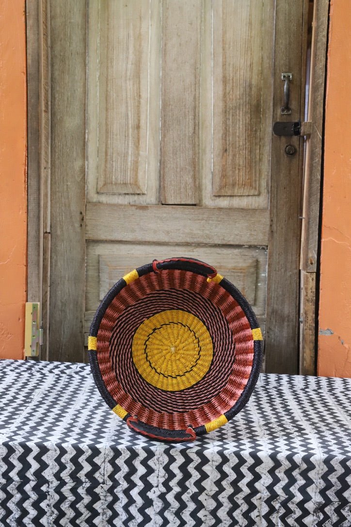 Woven Tray Wall Décor (Single Weave ) (Very Small) - The Baba Tree Basket Company