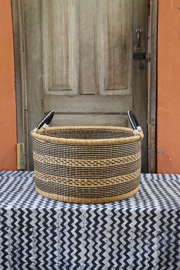 The Baba Tree | Medium Woven Tub | Decorative Storage Basket - The Baba Tree Basket Company