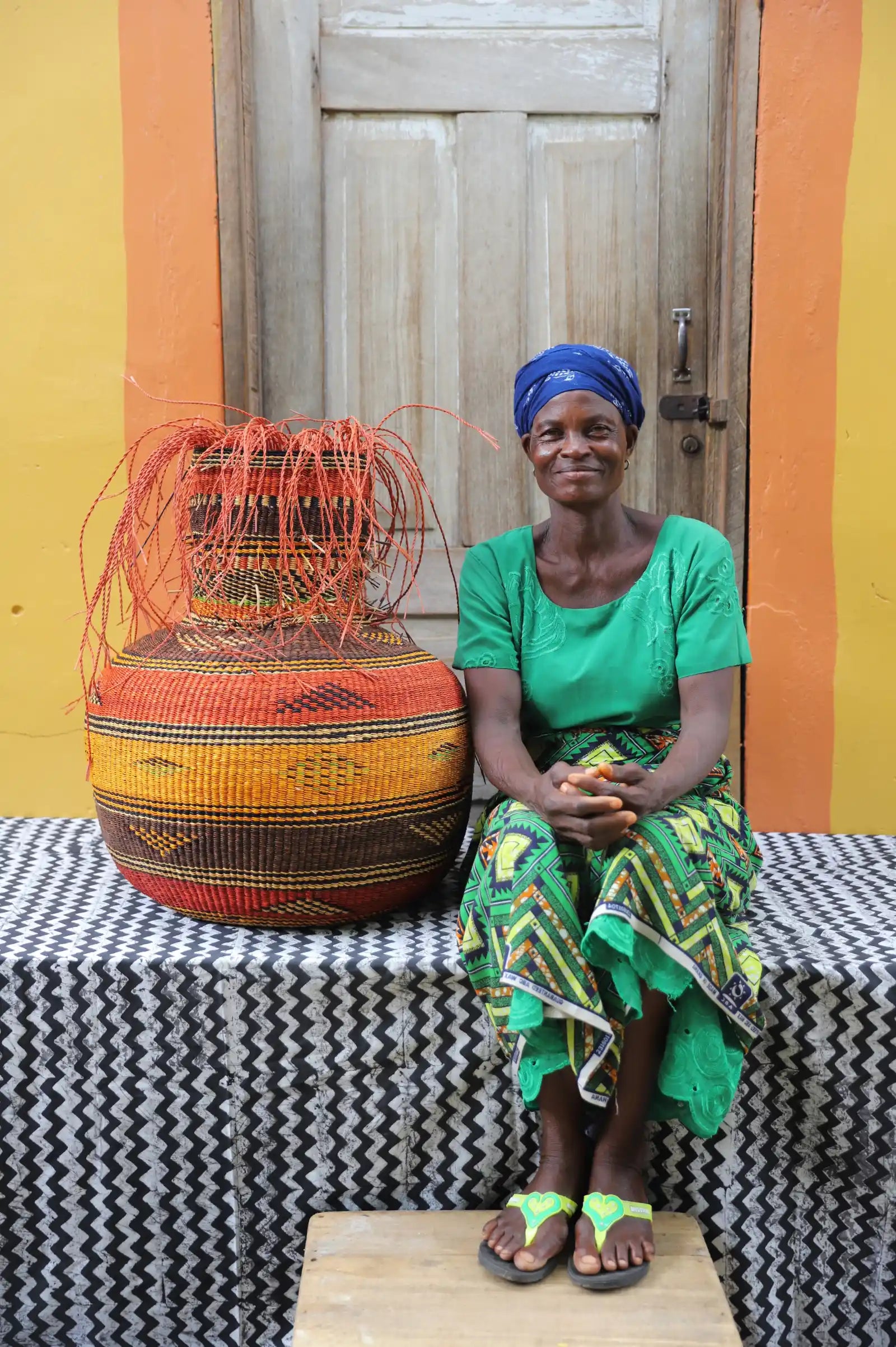 Tisanie Tia Art Basket by Assibi Abisika