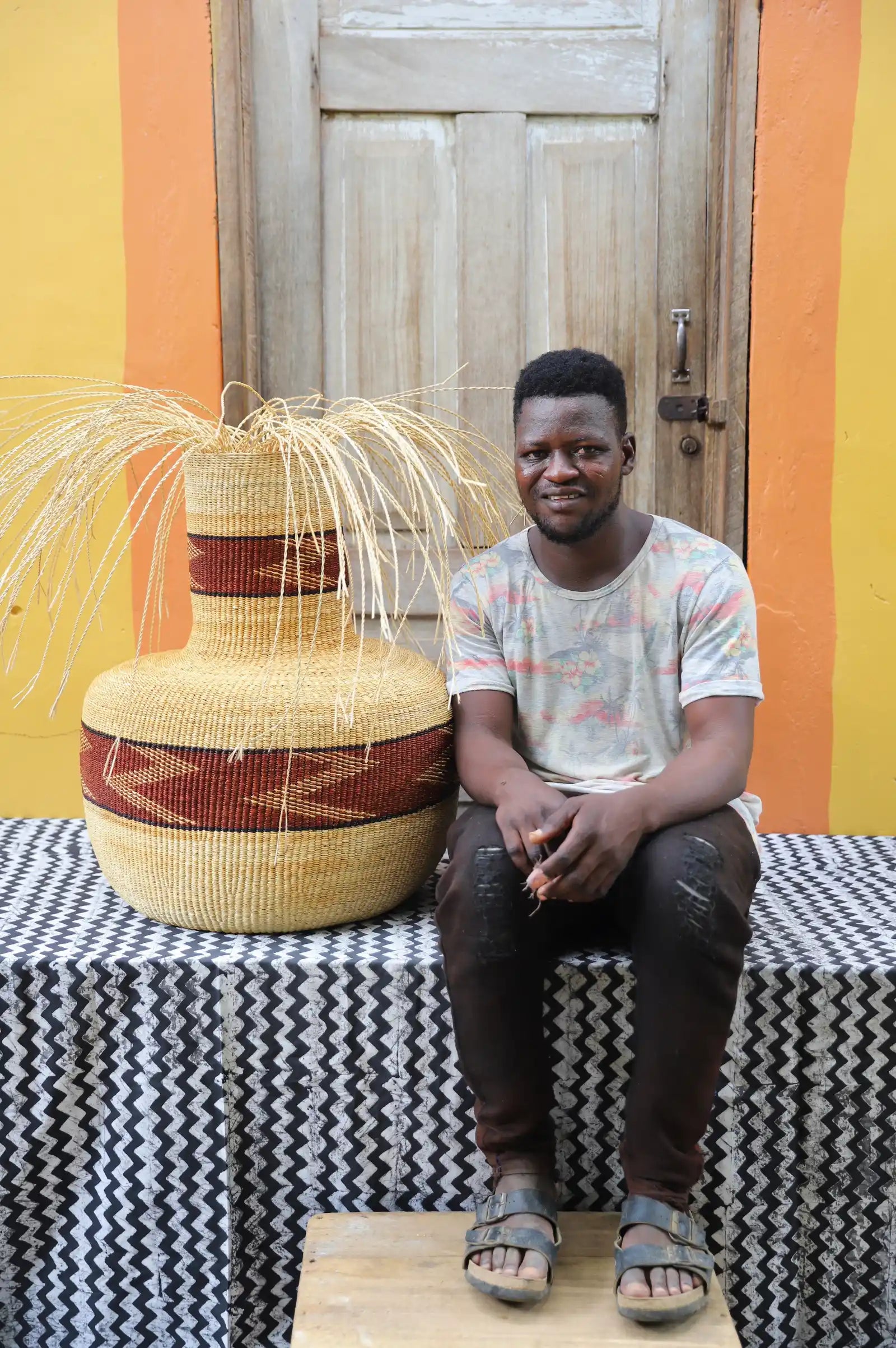 Tisanie Tia Art Basket by Atiah Asoba