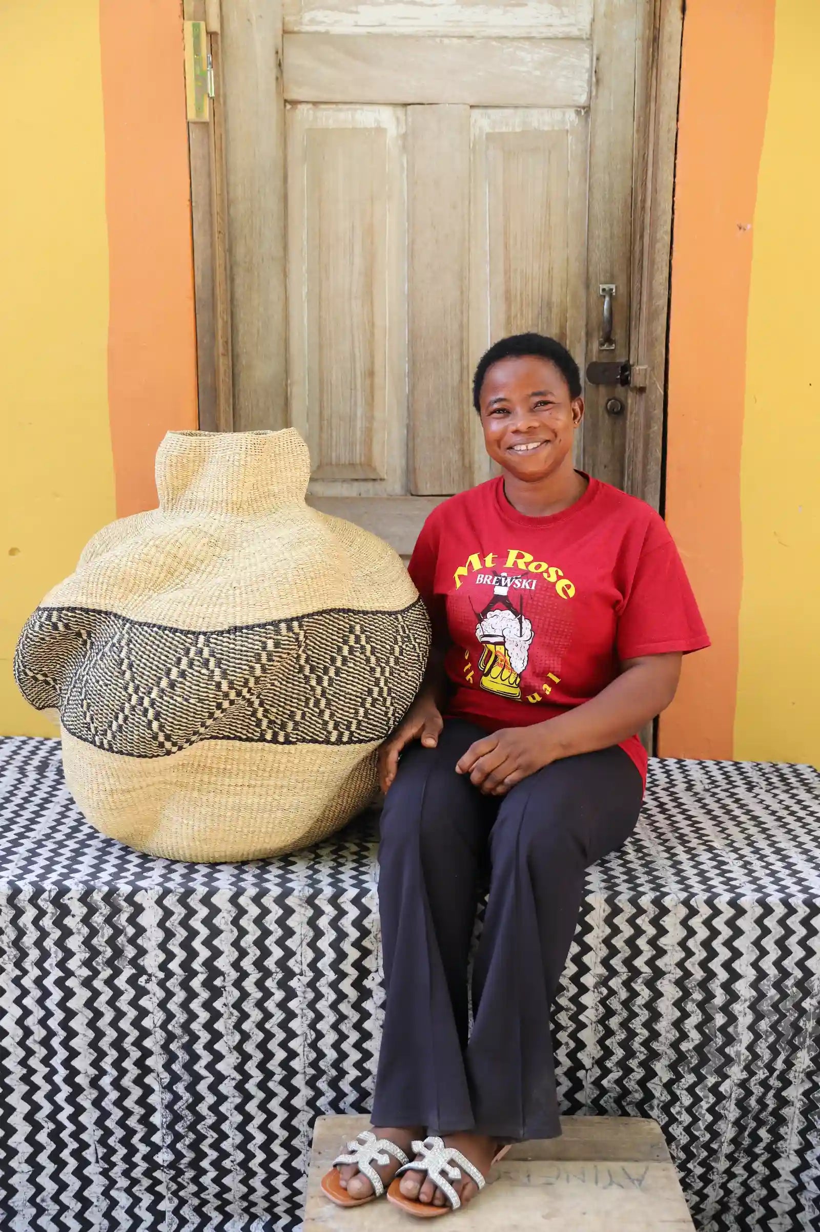 Yoomelingah-yure Art Basket (medium) by Grace Abisika