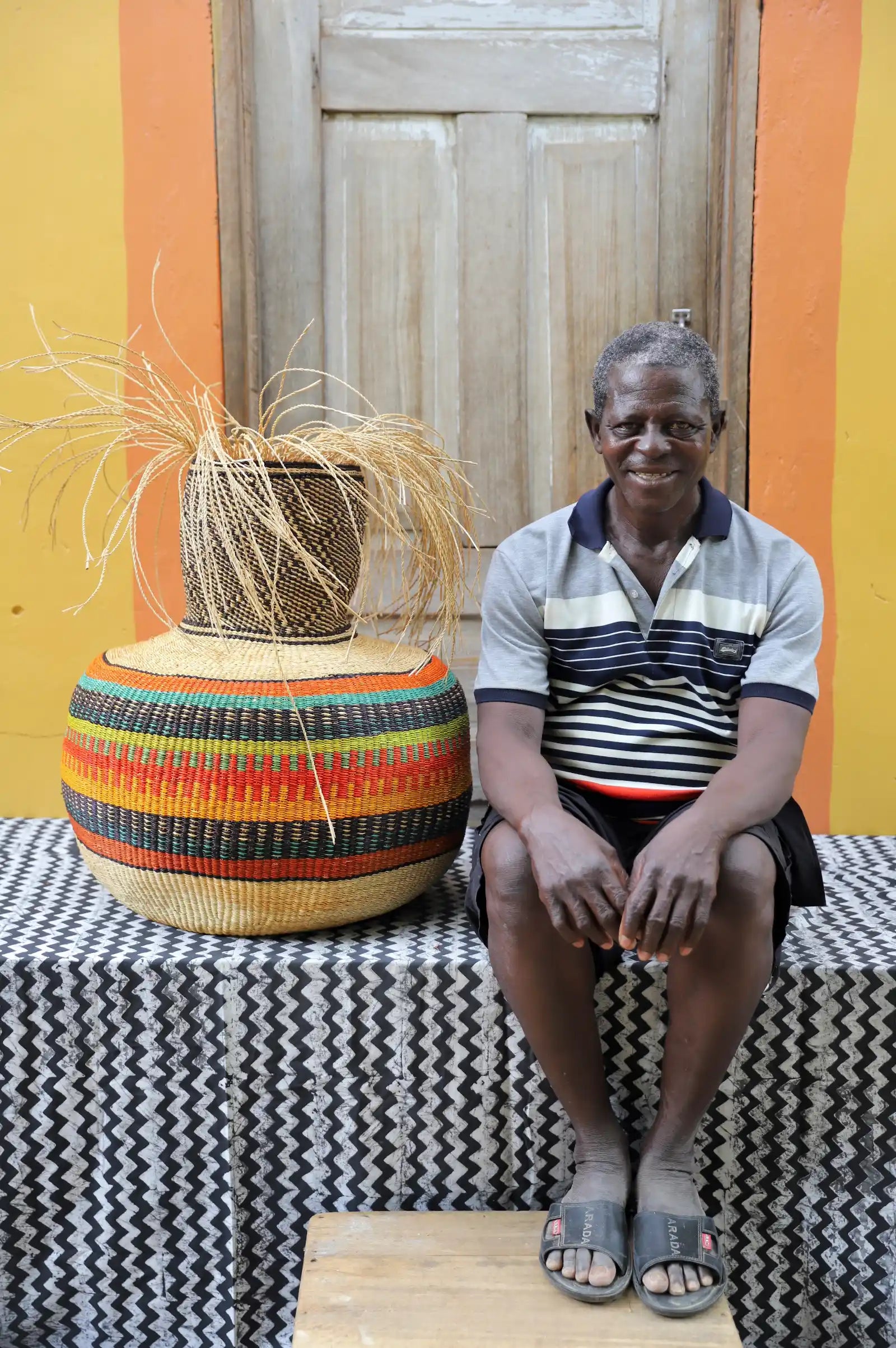 Tisanie Tia Art Basket by Baba Abe-Enge