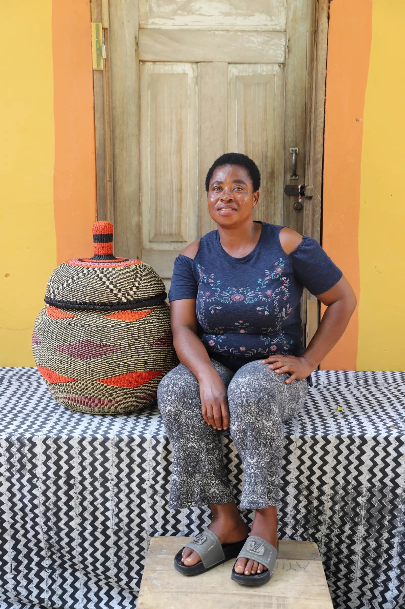 Orbit Storage Basket (Large) by Agnes Azure