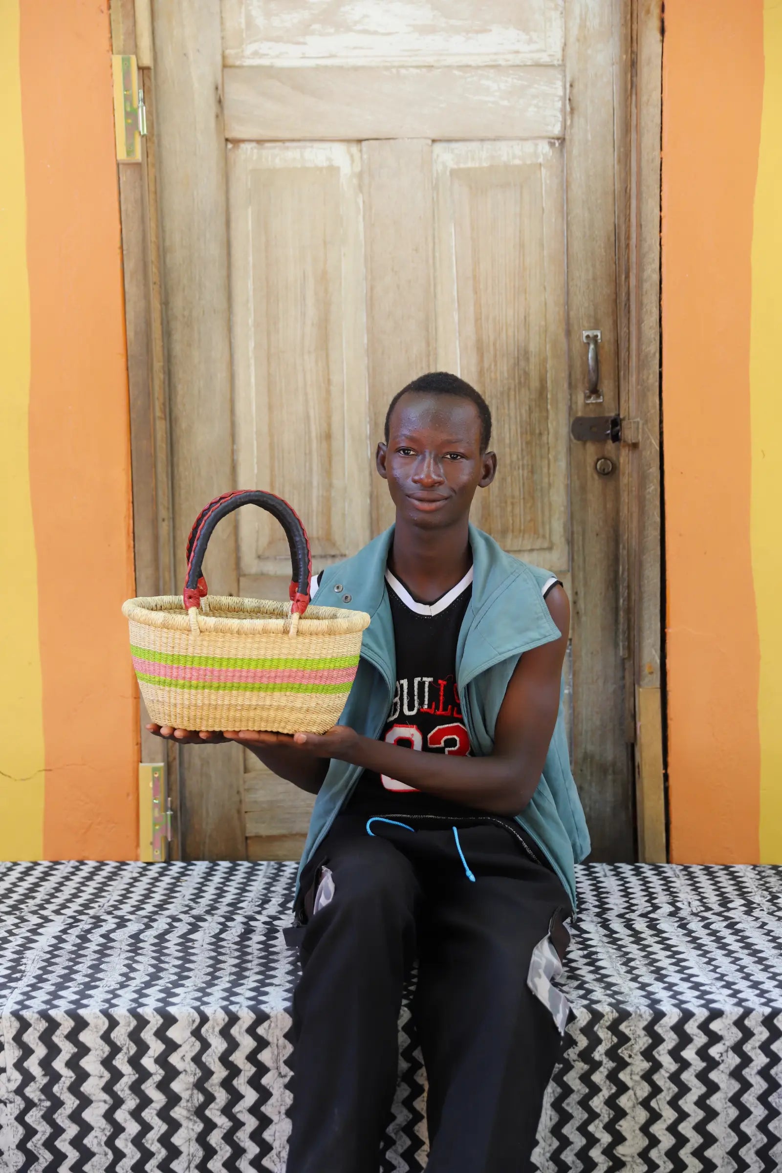 Oval Shopping Bag (Tiny) by Elisha Atuah