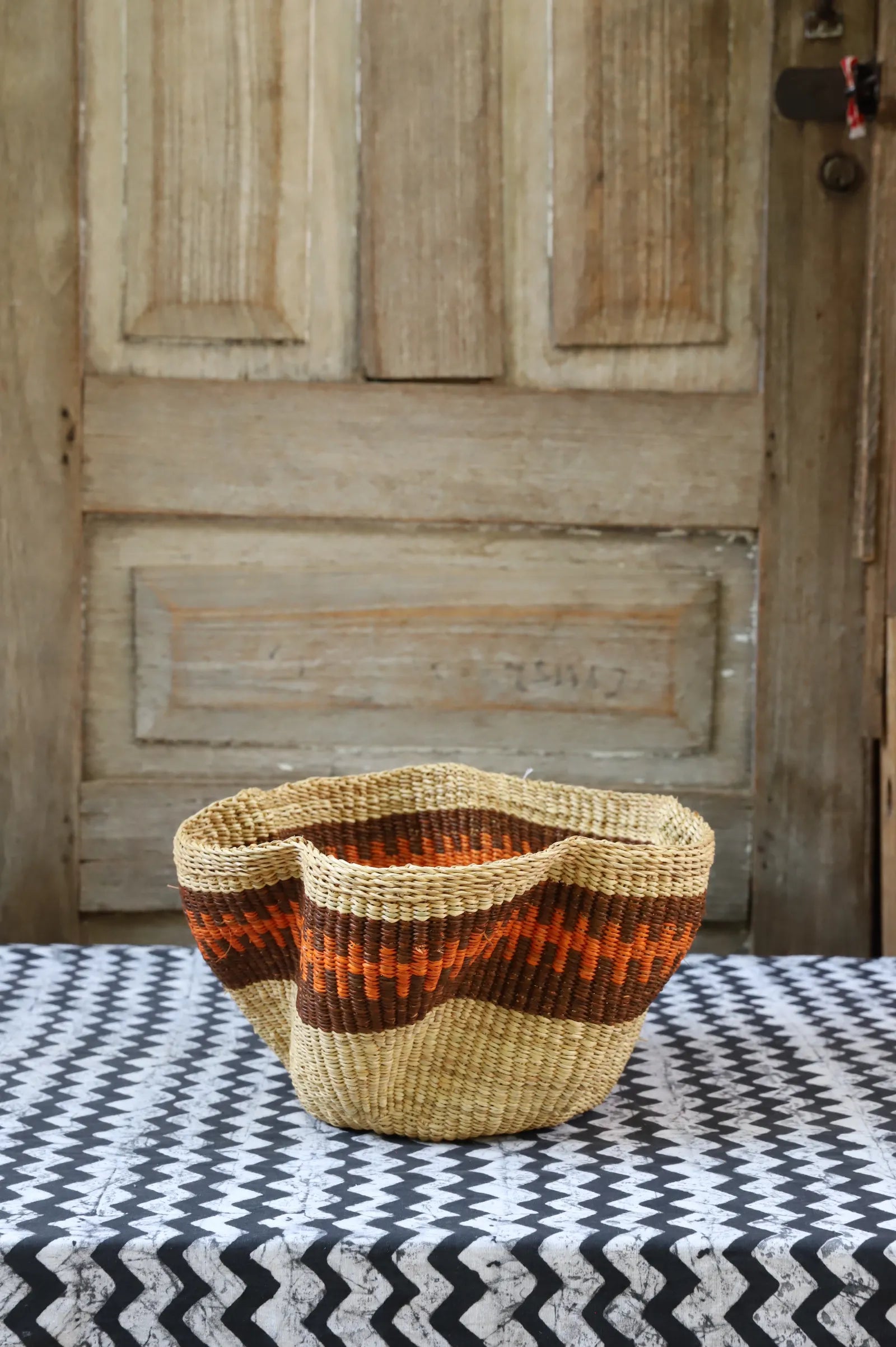 Pakurigo Wave  Home  Décor Basket (Tiny) by Afia Adukbillah