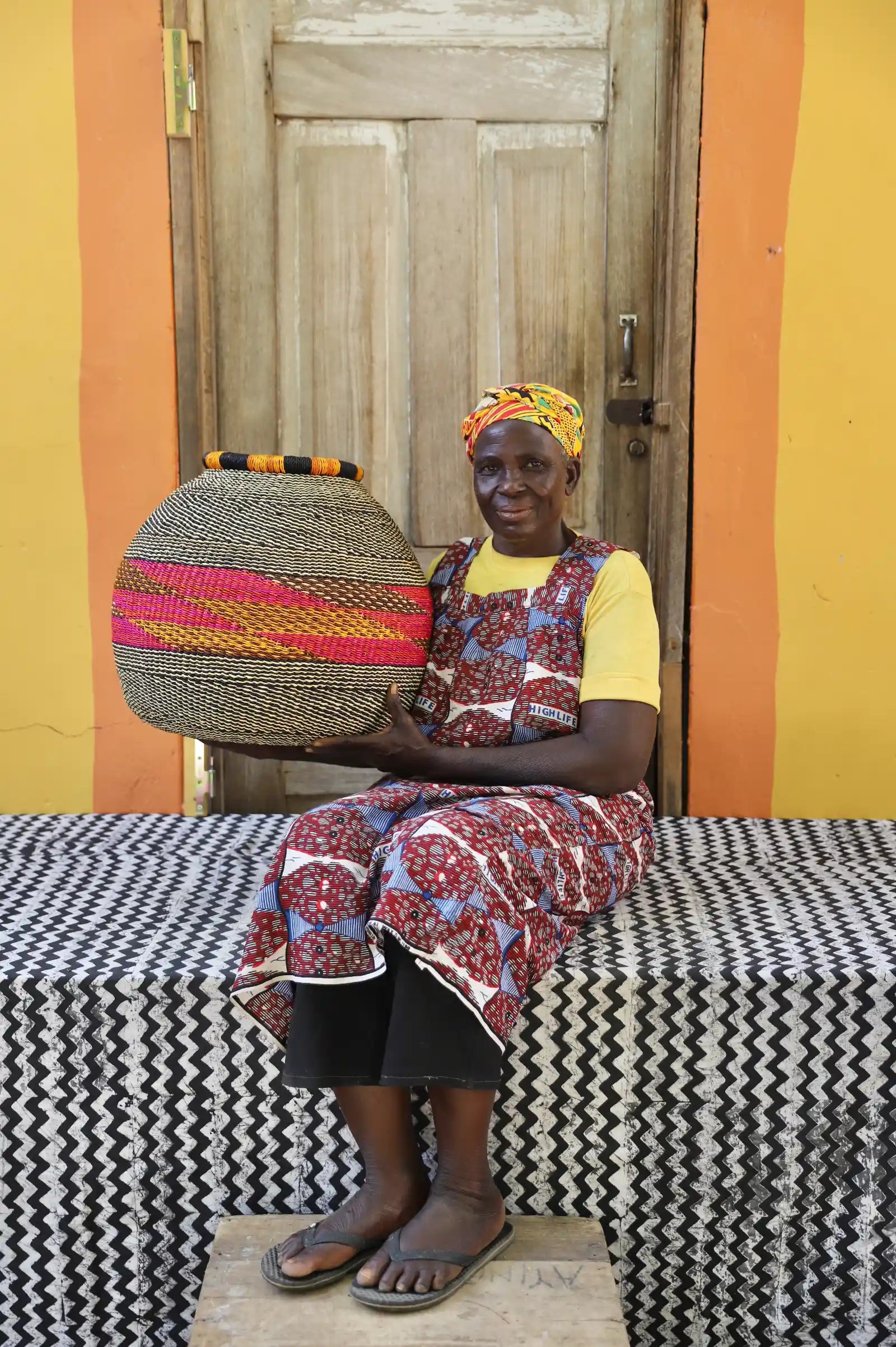 Kenkia  Art  Basket by Lydia 