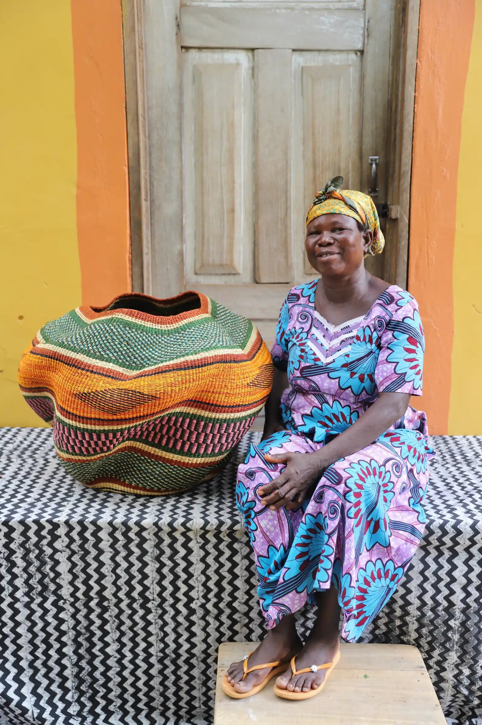Ayeratukko  Art Basket by Nyaamah Ayinbillah