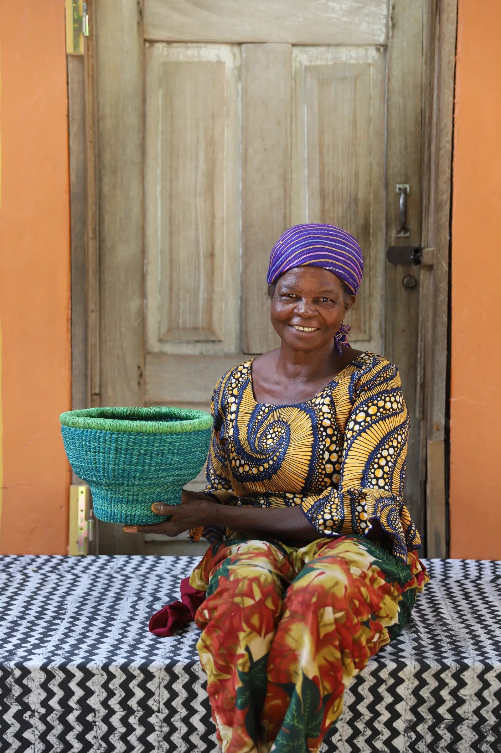 Drum Storage Basket (Tiny) by Anaamah Alagberigo
