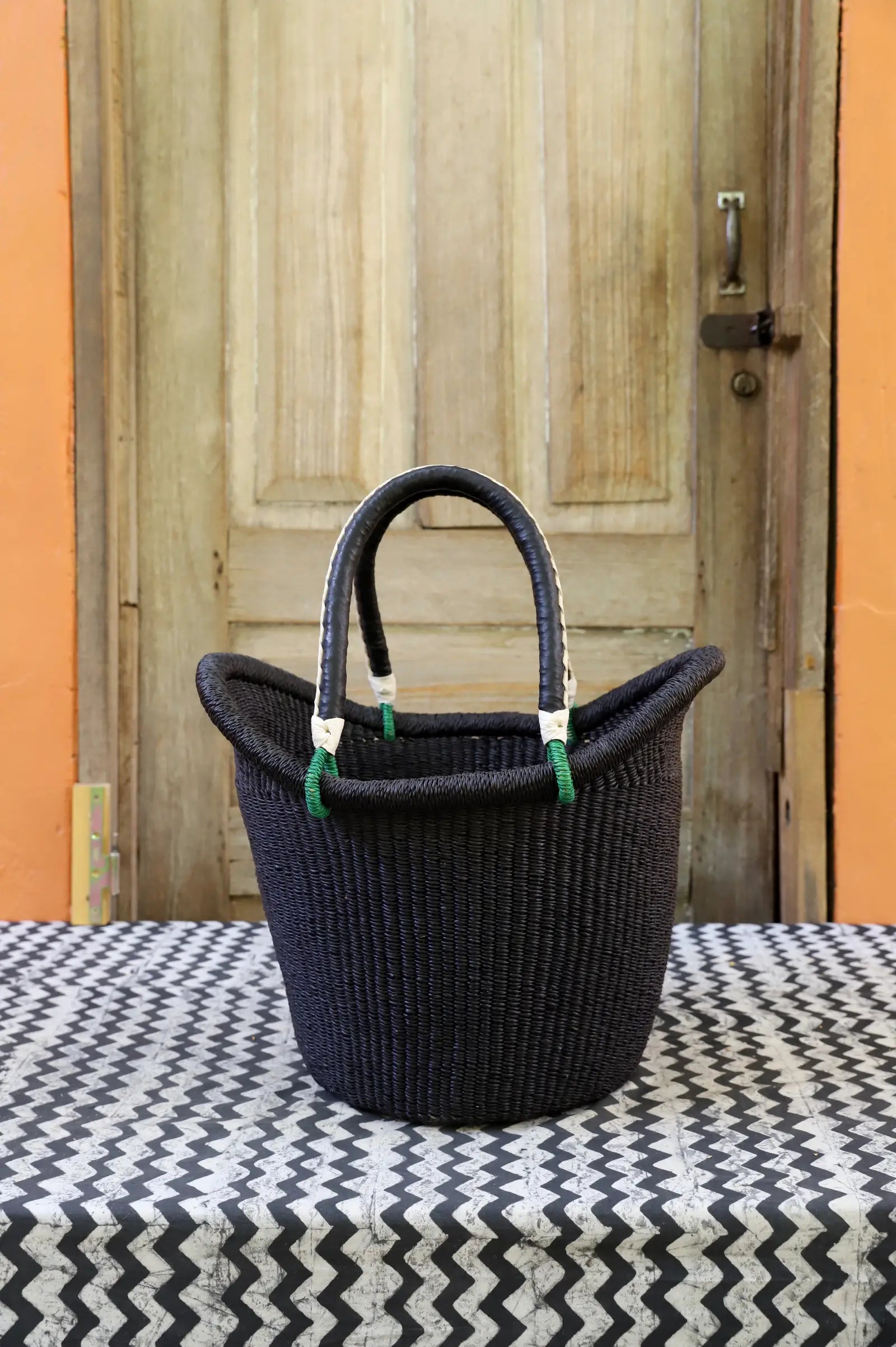 Nyariga Dip-dyed Shopping Basket (Medium) by Perpetual 