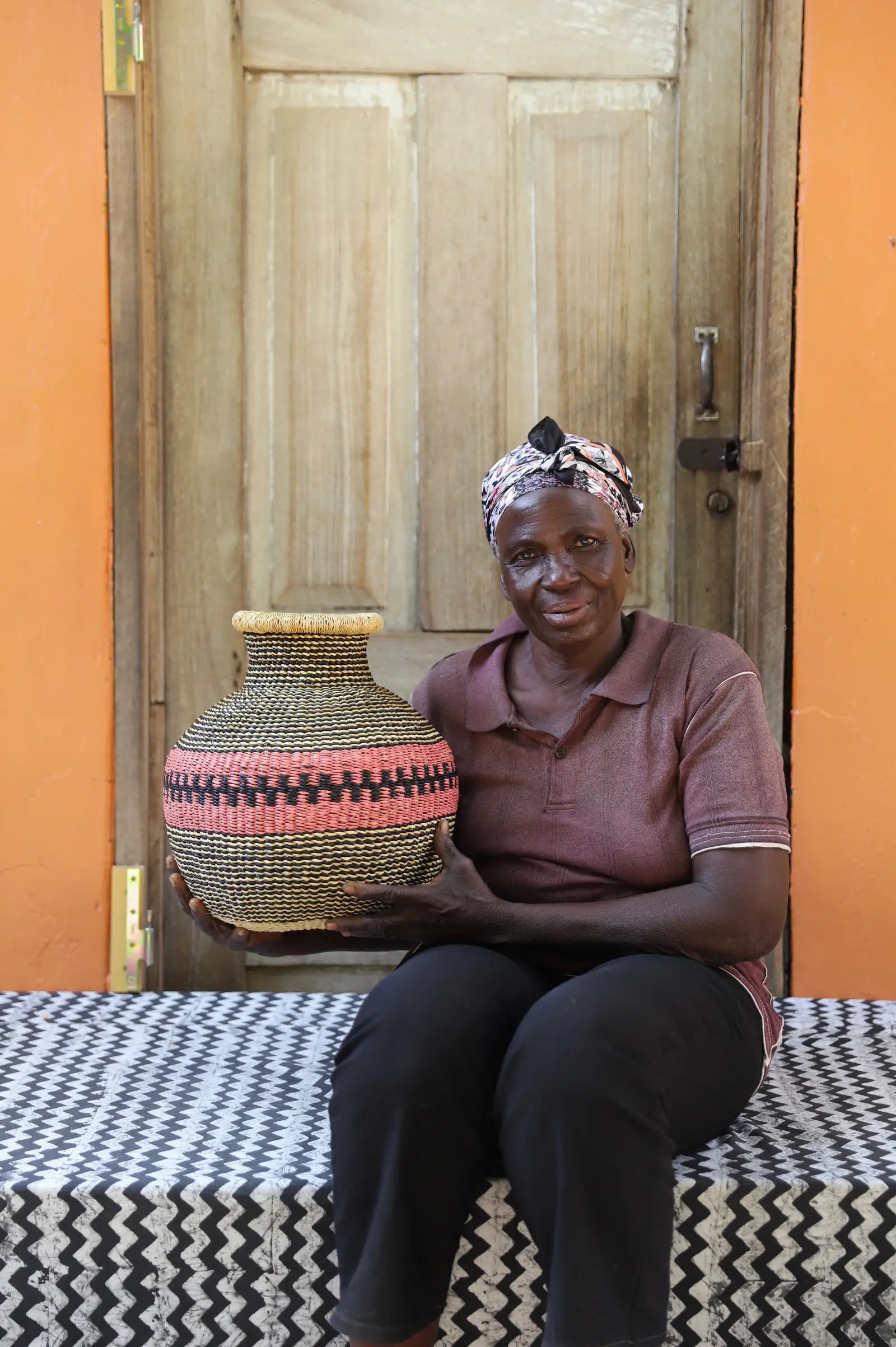 Jemima 10 Cows Dècor Basket (Tiny)  by 