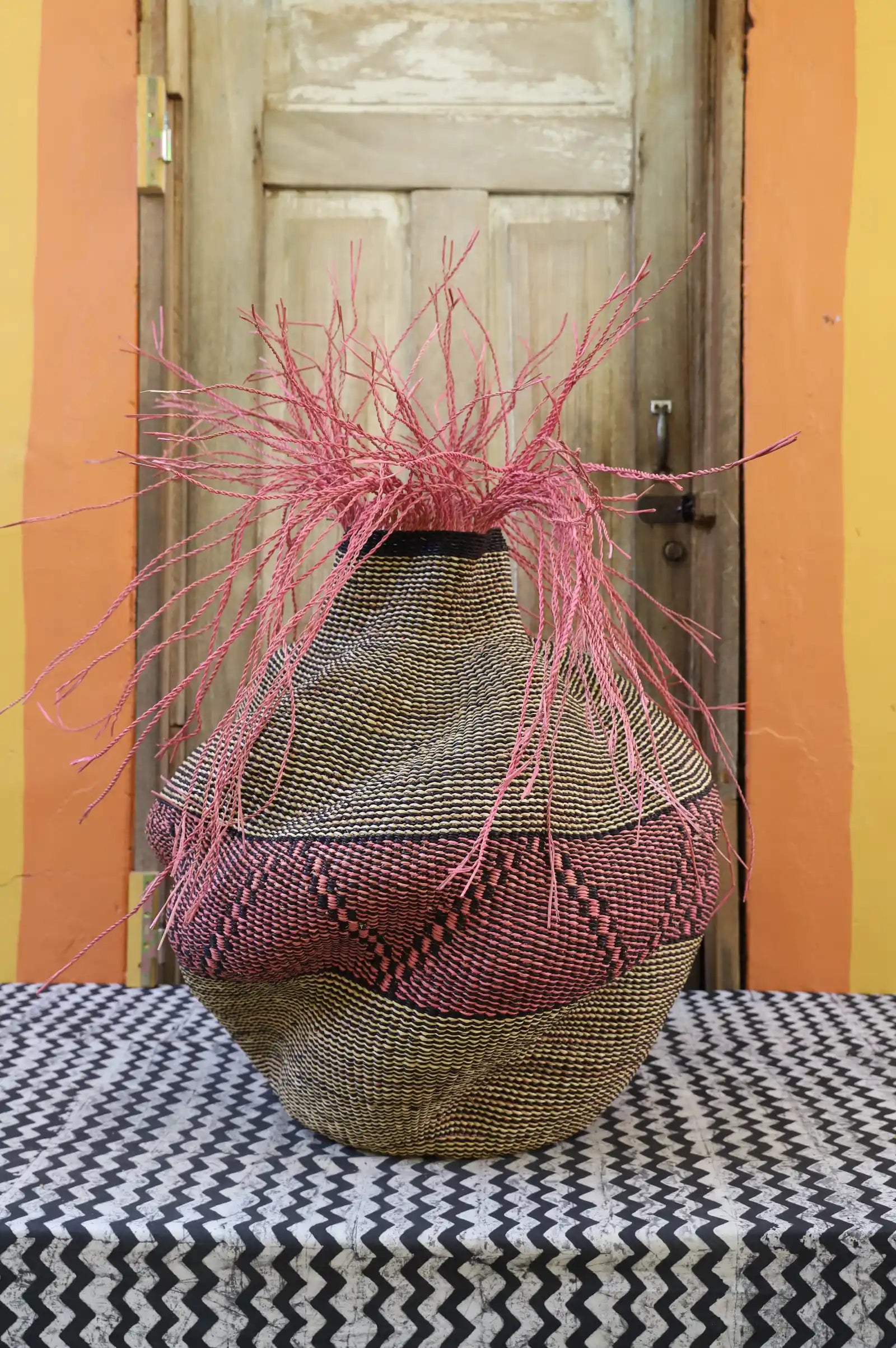 Tua-Tia (Baobab Tree) Art Basket (Medium) by Nsohmah Ayine