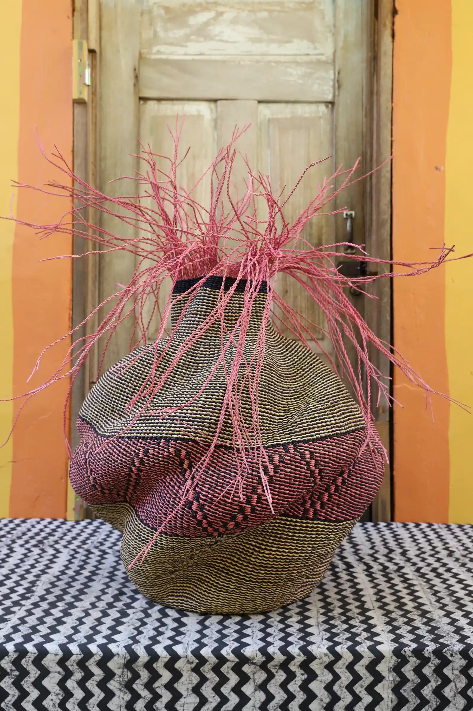 Tua-Tia (Baobab Tree) Art Basket (Medium) by Nsohmah Ayine