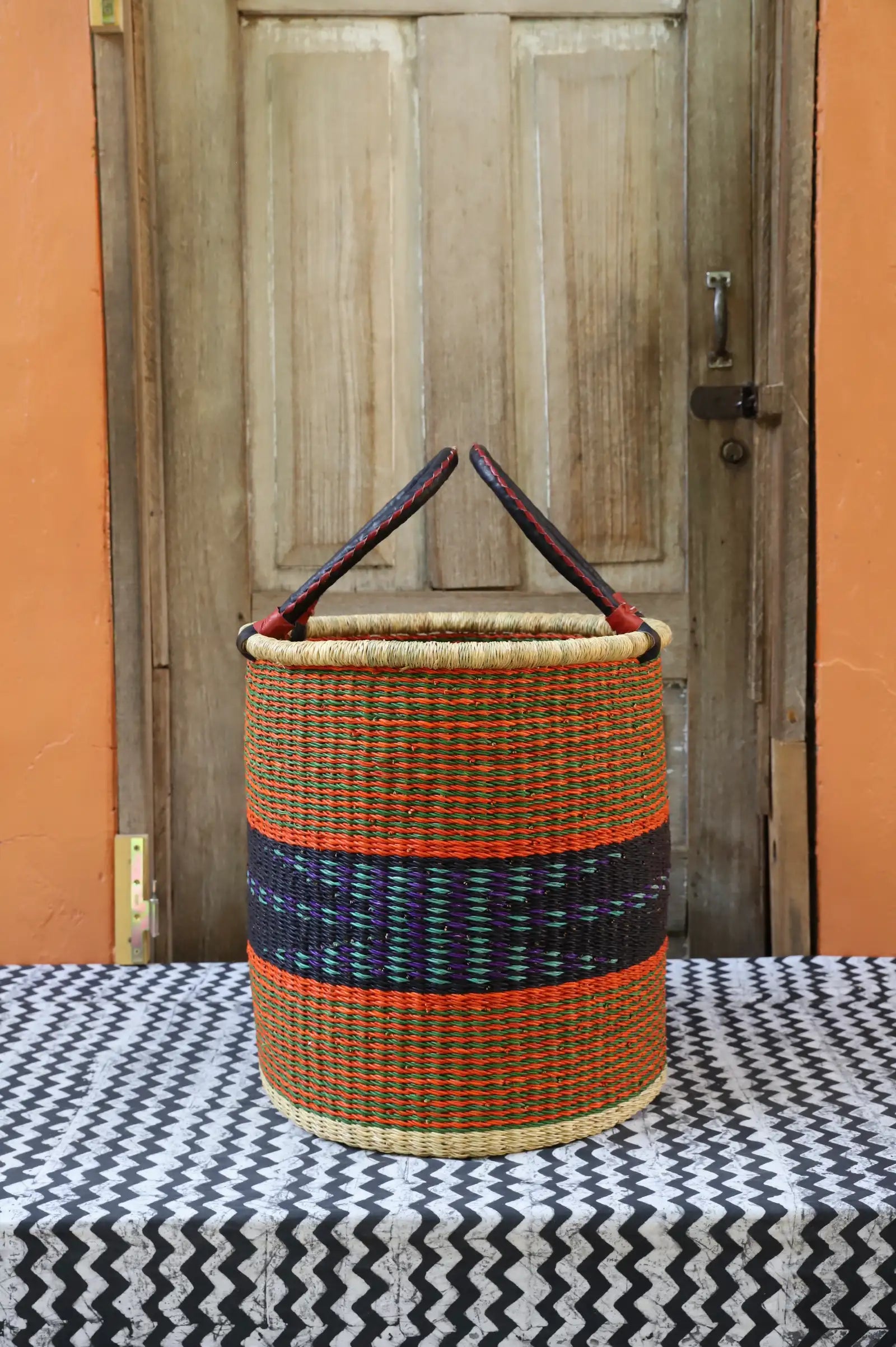 Open Laundry Basket (Small) by Aberinga Nyaaba