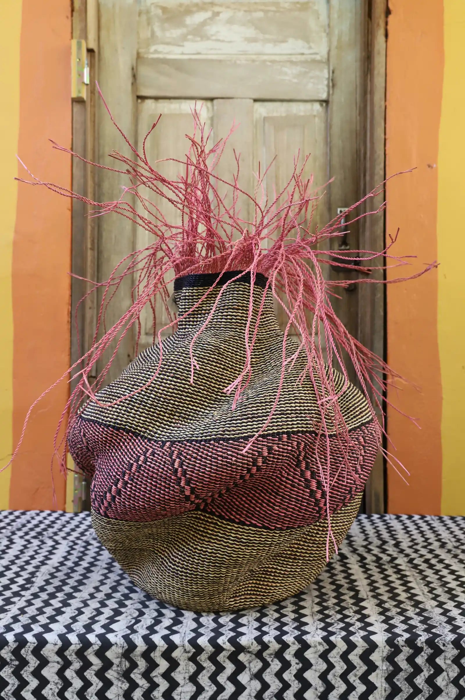 Tua-Tia (Baobab Tree) Art Basket (Medium) by Nsohmah Ayine